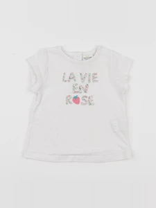 Tape à l'oeil - tee-shirt blanc - 6 mois