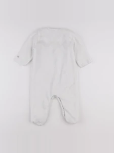Petit Bateau - sur-pyjama blanc - 12 mois