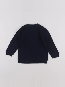 H&M - pull bleu - 9/12 mois