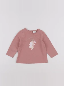 Tape à l'oeil - tee-shirt rose - 12 mois