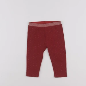 Vertbaudet - legging rouge - 12 mois