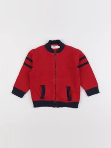 Cyrillus - gilet rouge - 18 mois