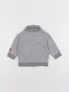 H&M - gilet gris - 4/6 mois