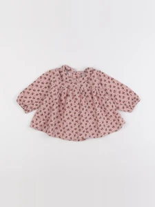 Boutchou - blouse rose - 6 mois