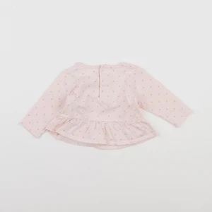 Cadet Rousselle - tee-shirt rose - 3 mois