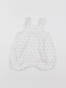 Petit Bateau - combinaison gris - 12 mois