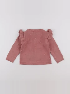 Vertbaudet - gilet rose - 24 mois