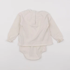 Vertbaudet - body tee-shirt beige - 18 mois