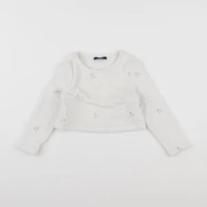 Okaidi - pull blanc - 3 ans