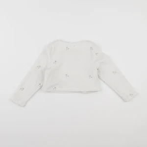 Okaidi - pull blanc - 3 ans