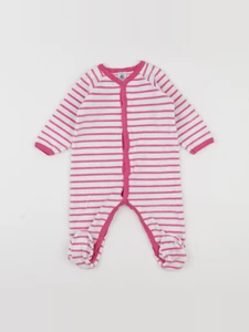Petit Bateau - pyjama velours rose - 12 mois