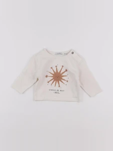 IKKS - tee-shirt beige - 3 mois