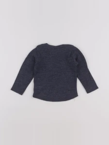 H&M - tee-shirt gris - 6/9 mois