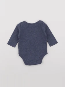 GAP - body bleu - 0/3 mois