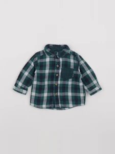 Vertbaudet - chemise vert - 3 mois
