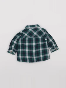 Vertbaudet - chemise vert - 3 mois