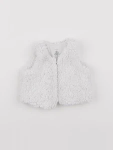Petit Bateau - gilet blanc - 3 mois