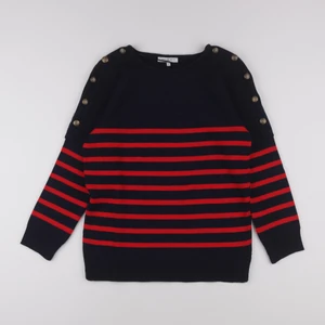 Envie de fraise - pull grossesse bleu, rouge - s