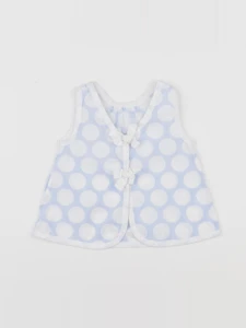 Jacadi - blouse blanc, bleu - 12 mois
