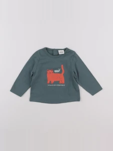 Tape à l'oeil - tee-shirt vert - 6 mois