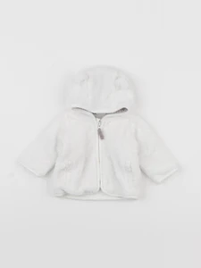 H&M - veste blanc - 0/1 mois