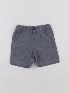 Boutchou - short bleu - 12 mois