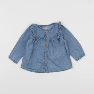Vertbaudet - blouse bleu - 9 mois