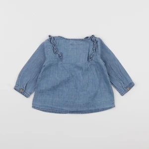 Vertbaudet - blouse bleu - 9 mois