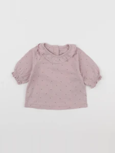 Vertbaudet - tee-shirt rose - 12 mois