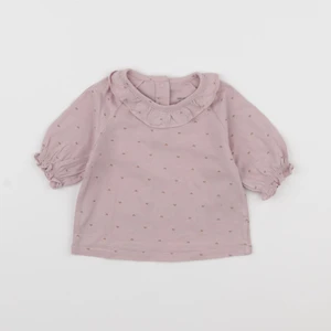 Vertbaudet - tee-shirt rose - 12 mois