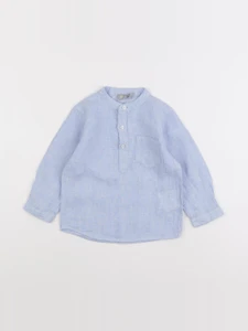 Boutchou - chemise bleu - 18 mois