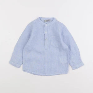 Boutchou - chemise bleu - 18 mois