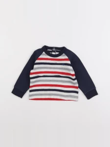 Petit Bateau - tee-shirt bleu, rouge - 12 mois