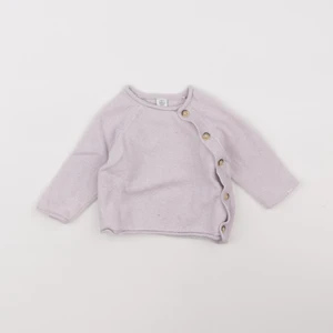 Petit Bateau - pull rose - 6 mois