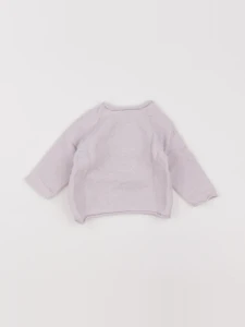 Petit Bateau - pull rose - 6 mois