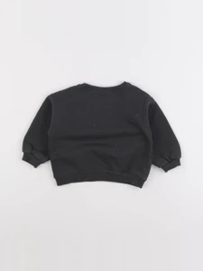Zara - sweat gris - 9/12 mois