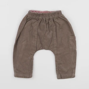 Vertbaudet - sarouel marron - 6 mois