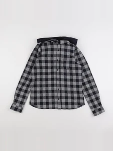 IKKS - chemise bleu, gris - 12 ans