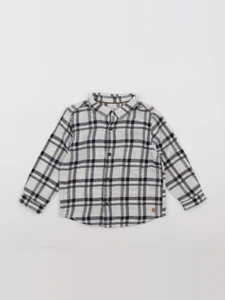 Zara - chemise bleu, blanc - 18/24 mois