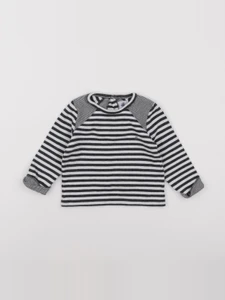 Petit Bateau - tee-shirt gris - 18 mois