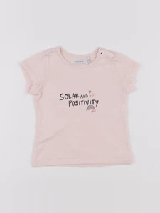 IKKS - tee-shirt rose - 18 mois
