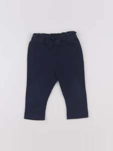Tape à l'oeil - pantalon doublé bleu - 12 mois