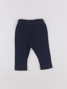 Tape à l'oeil - pantalon doublé bleu - 12 mois