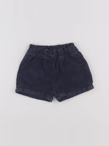 Vertbaudet - short bleu - 6/9 mois