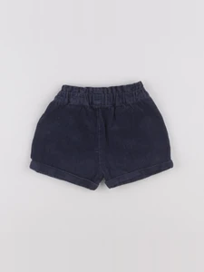 Vertbaudet - short bleu - 6/9 mois
