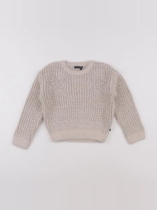 IKKS - pull blanc, or - 5 ans