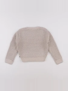 IKKS - pull blanc, or - 5 ans