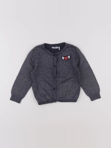 IKKS - gilet bleu, argent - 2 ans