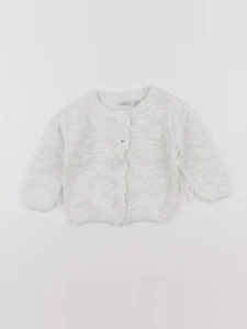 IKKS - gilet blanc, or - 6 mois