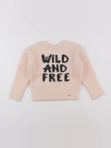 IKKS - pull rose - 4 ans